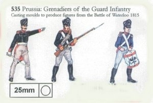 Gardeinfanterie / Preussen 25mm
