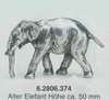 Alter Elefant ca 50mm