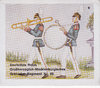 2 Musiker Posaune / Große Trommel