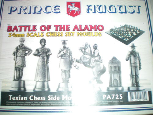 Schachspiel Schlacht von Alamo Texaner