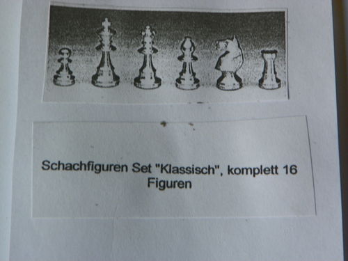 Schachfigren Set Klassisch