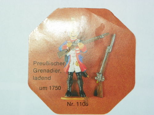 Grenadier ladend 40mm Nurnberger Meisterzinn Nr. 1108