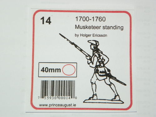 Musketier vorgehend 40mm Nr.14